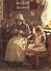 Avó e Criança, Yorkshire