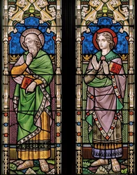 São Lucas e São João, c.1859 (vitral)