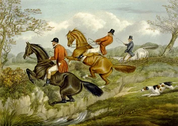 Scrambling Over a Hedge, placa de 