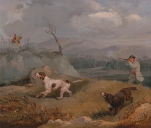 Caça ao galo-lira, ca. 1825.