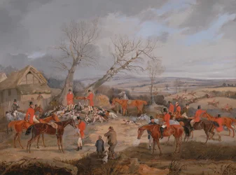 Cena de caça: The Kill, ca. 1840.