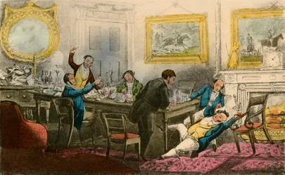 Me levante! Amarre-me na minha cadeira! Encha meu copo !, 1838