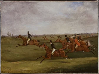 The Grand Leicestershire Steeplechase, 12 de março de 1829: Indo no ritmo