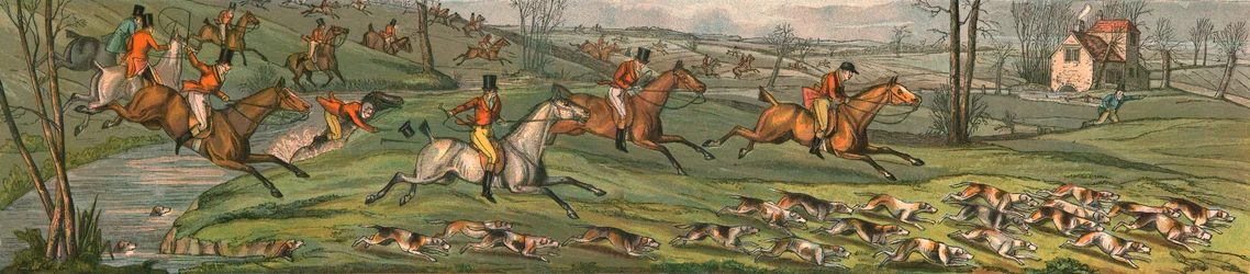 A caça - grito cheio, 1820, 1890.