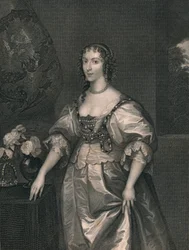 Henrietta Maria, rainha de Carlos O primeiro, início do século XIX.