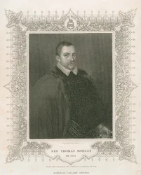 Retrato de Sir Thomas Bodley (1545-1613) (gravura)