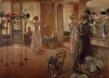 A chapelaria, 1892.