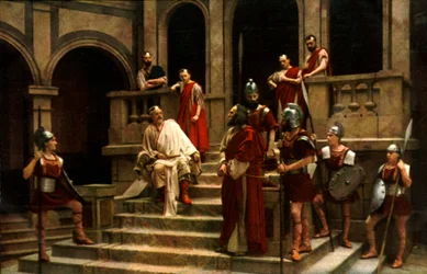 Jesus antes de Pilatos, 1922.