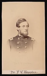 Retrato de Ferdinand Vandeveer Hayden 1829-1887, cerca de 1860.