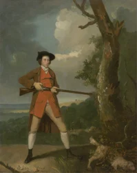 Robert Rayner Shooting, c.1770 (óleo sobre tela)