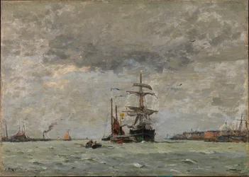 Entrada do Porto, 1890.