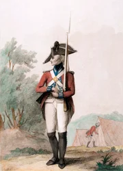 Foot Soldier, c.1791 (gravação de estiletes)