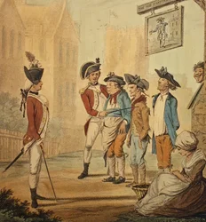 "Recrutas", publicado em 1780