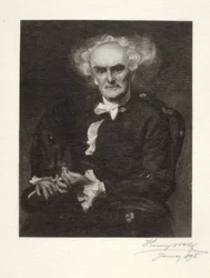 Joseph Jefferson como "Dr. Pangloss"