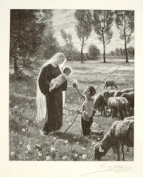 Maria encontra um pastor