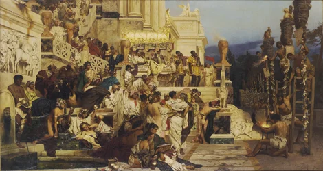 Luz orientadora do cristianismo. As tochas de Nero, 1882