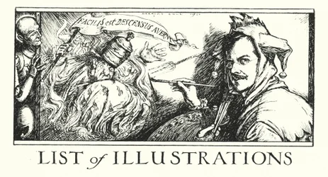 Lendas de Ingoldsby: Lista de ilustrações (litografia)