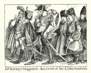 Lendas de Ingoldsby: Mr Barney Maguires Account of the Coronation (litografia)