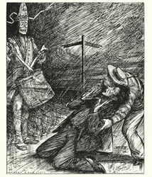 Lendas de Ingoldsby: O Baterista Morto (litografia)