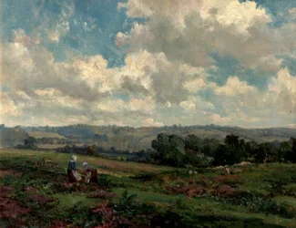 Campos em Surrey, 1890