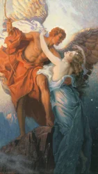 Day and the Dawnstar (óleo sobre tela)