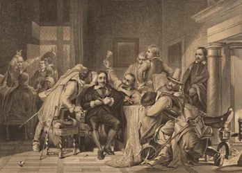 Charles I. na sala da guarda, 1886