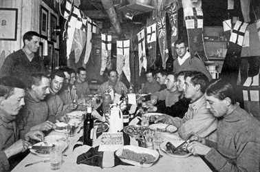 O último jantar de aniversário do capitão Scott, 6 de junho de 1911, de «Scott