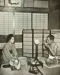 Negligee de verão em Kumamoto, 1910.