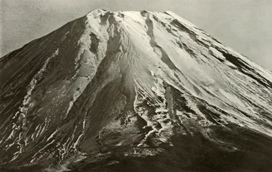 A crista de Fuji, 1910.