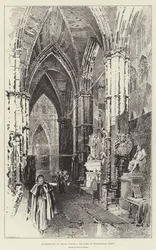 Bi-centenário de Henry Purcell, o túmulo na Abadia de Westminster