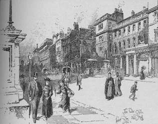 Escritório de guerra, Pall Mall, c1890