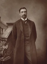 Retrato do escritor Sir Henry Rider Haggard 1856-1925.
