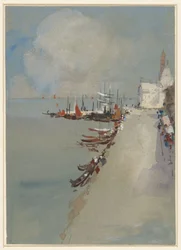 Vista de Veneza com o Canal da Giudecca