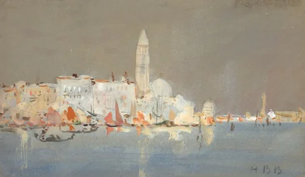 Capriccio veneziano com um Campanile.