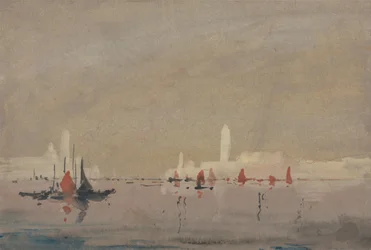 Veneza vista da lagoa