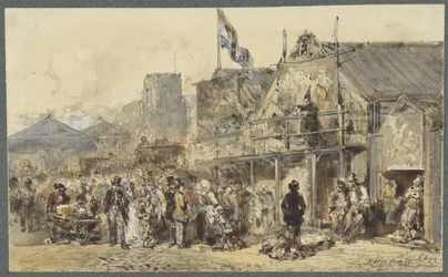 Feira em Leeuwarden, o Oldenhove no futuro