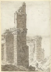 Igreja gótica dilapidada