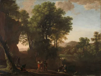 Paisagem com o batismo do eunuco