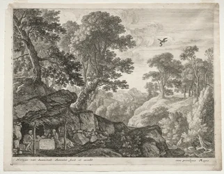 Os Penitentes: Paisagem com Santos. Paulo e Antônio