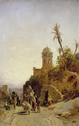 A caravana de partida, Bethanin, c.1880