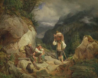 Descanse na montanha, 1848