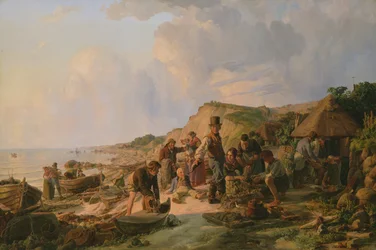 O regresso a casa do pescador em Probsteier, 1837