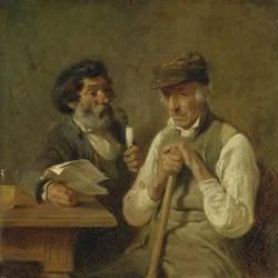 Trabalhadores falando política, 1841