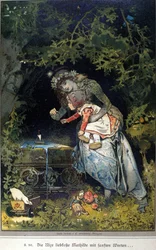 Ilustração da Vogel para um conto dos irmãos Jacob (1785-1863) e Wilhelm (1786-1859) Grimm