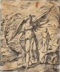Tobias e o Anjo [verso]