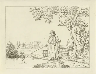 Pescador no convés
O pescador