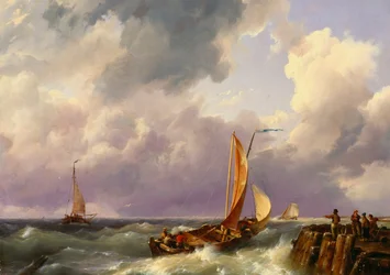 Enviando um cais, 1852