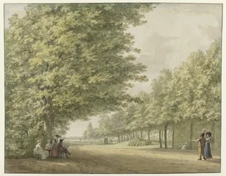 Vista dos jardins da propriedade de Zandbergen