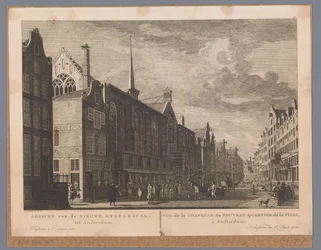Vista do Santo Lugar (Nieuwezijds Kapel) em Amesterdão
Vista do Nieuwe Zyds-Kapel, a Amesterdão / Vue de la Chapelle du Nouveau Quartier de la Ville, à Amesterdão (título sobre o objecto)
Atlas de Fouquet (título da série)