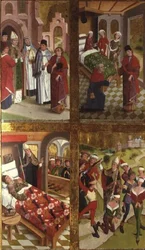 Cenas da Vida de São Nicolau da Seção Interna da Ala Exterior Esquerda do Antigo Altar Principal da Igreja de São Nicolau